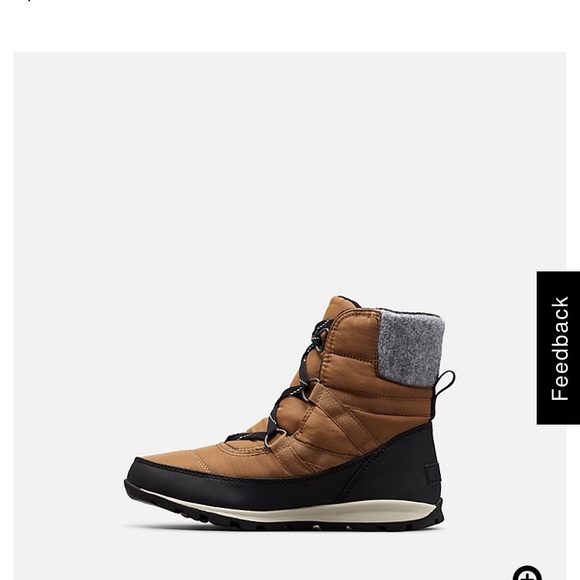 Sorel Whitney short lace boots elk 7.5 - Picture 5 of 8